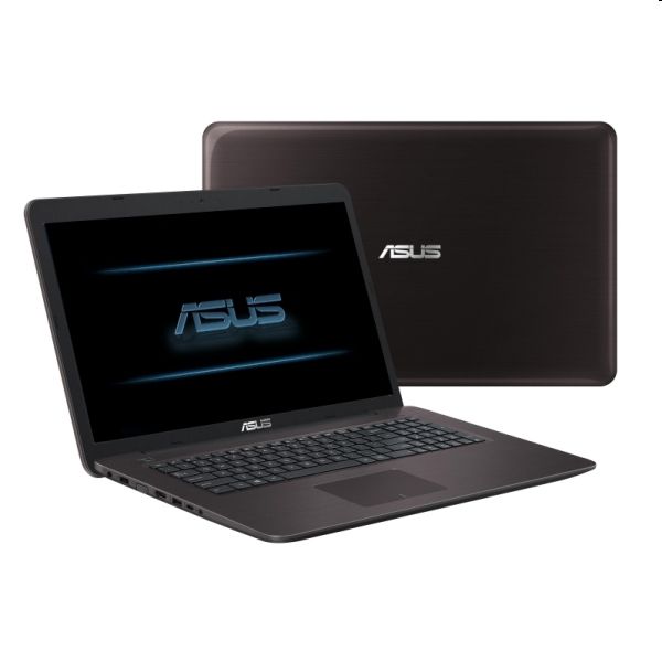 Asus laptop 15,6  FHD i7-7500U 8GB 512GB GT-940MX-2GB Win10 sötétbarna fotó, illusztráció : X556UQ-DM592T