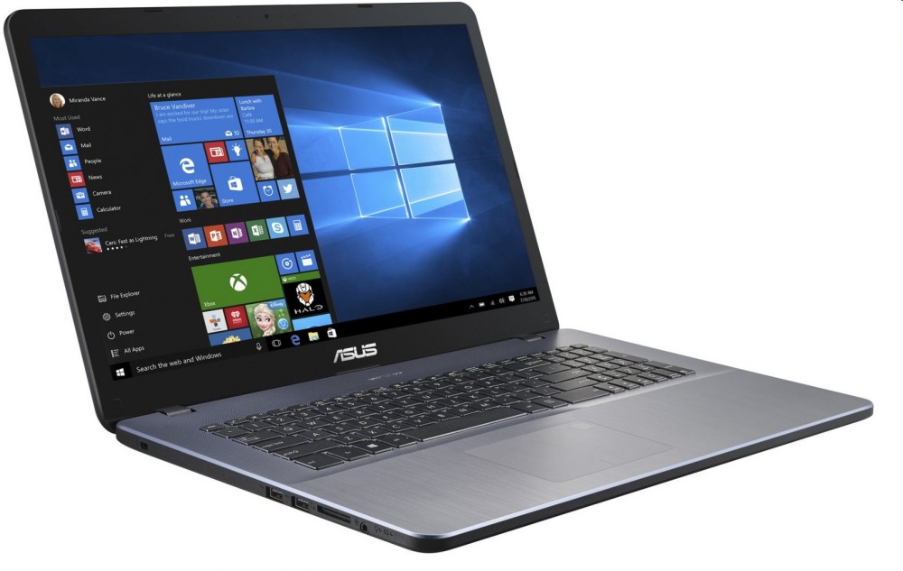 ASUS VivoBook laptop 17,3  FHD N4100 8GB 1TB MX110-2GB szürke fotó, illusztráció : X705MB-GC034