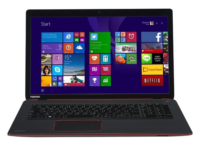 Toshiba Qosmio X70 laptop 17,3  FHD i7-4720HQ 16GB 1TB M265X-4GB Win8.1 fotó, illusztráció : X70-B-110