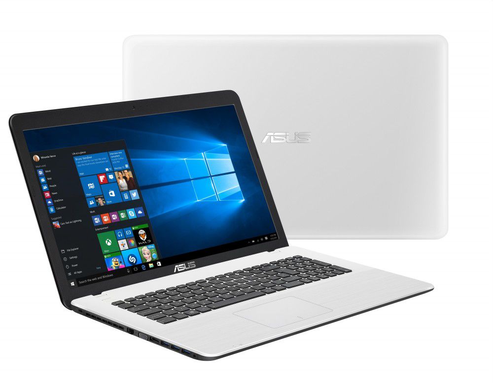 ASUS laptop 17,3  N3060 4GB 1TB Fehér Win10Home fotó, illusztráció : X751SA-TY152T