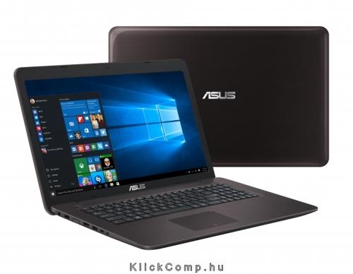 Asus laptop 17.3  i3-6100U 4GB 1TB GTX940-2G win10 barna fotó, illusztráció : X756UB-TY010T