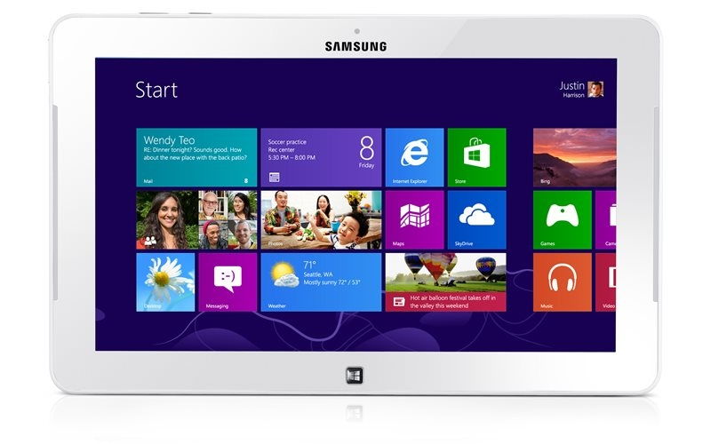 11,6  Fehér TAB LEDHD, Atom Z2760, 2GB, 64GB SSD, 3G, W8PROF 64bit, BT4, CAM, 4 fotó, illusztráció : XE500T1C-H02HU