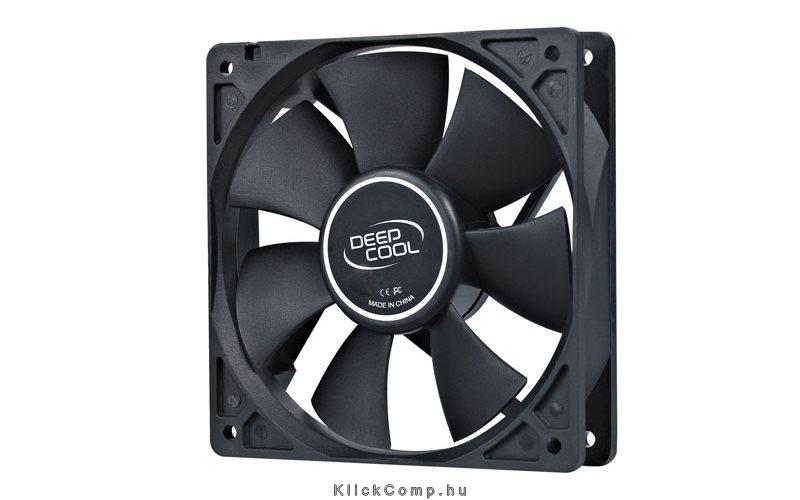 Ventilátor 12cm XFAN 120 26dB; max. 75,96 m3/h; 3pin csatlakozó; ház hűtésre fotó, illusztráció : XFAN-120