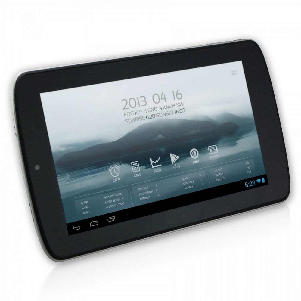 XTAB-700DC DualCore 7  1024*600 Kapacitív, ARM9 DC 1.6 Ghz, 4 GB And. 4. fotó, illusztráció : XTAB700DC