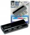 USB HUB 4 port USB2.0 fekete mini HUB XUH284Q9 Technikai adatok