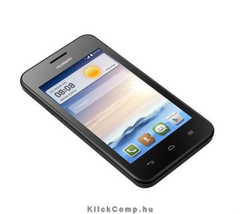Huawei Ascend Y330 fekete mobiltelefon fotó, illusztráció : Y330-U01-B