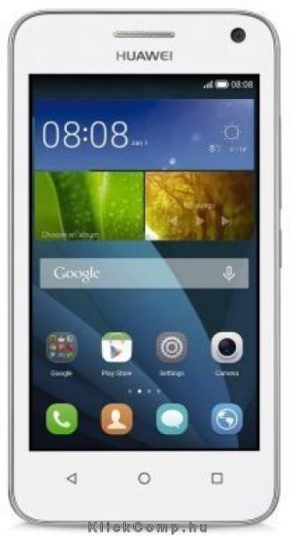 Dual SIM mobiltelefon 4GB Huawei Y360 fehér fotó, illusztráció : Y360--U61W