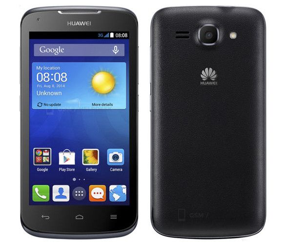 Huawei Ascend Y540 Dual SIM 4GB fekete mobiltelefon fotó, illusztráció : Y540-U01-B