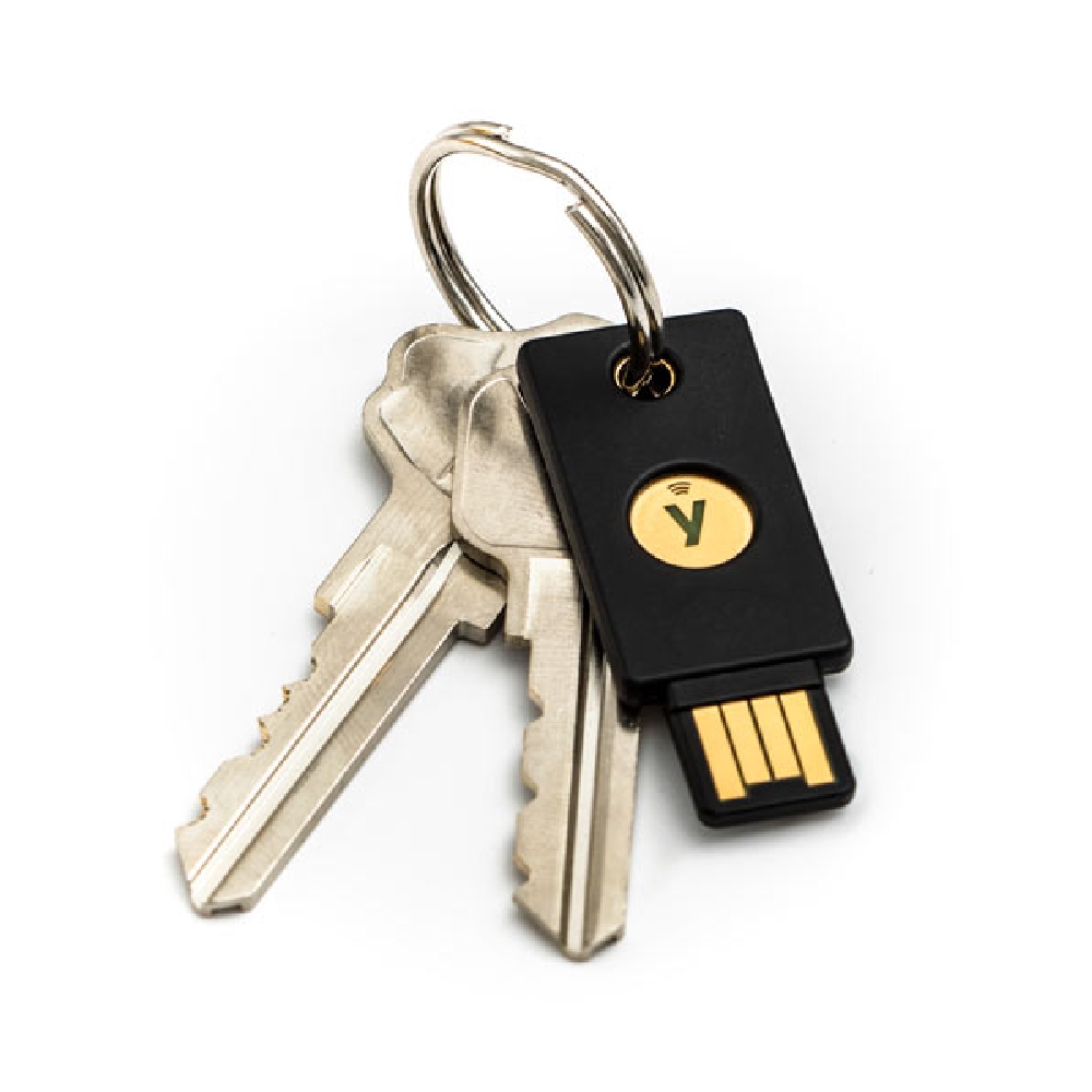 Biztonsági kulcs Yubico Yubikey 5 NFC USB-A fotó, illusztráció : Yubikey5-NFC