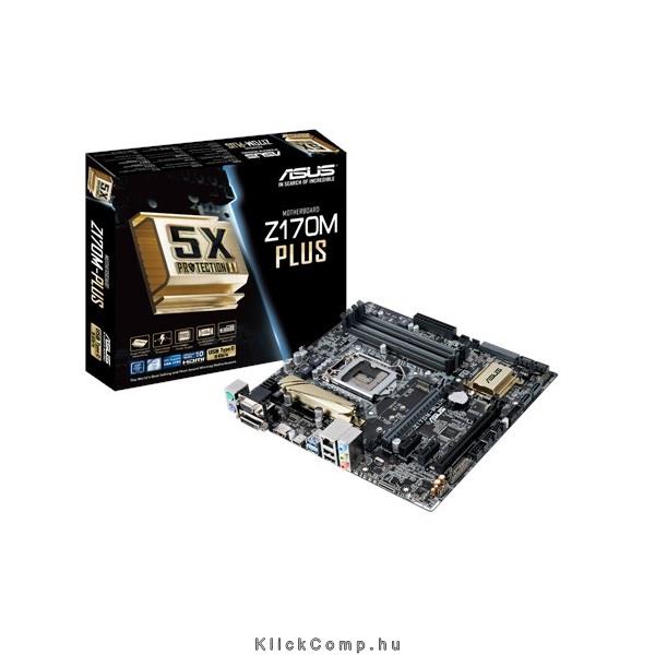 Alaplap Z170 skt1151 Asus fotó, illusztráció : Z170M-PLUS