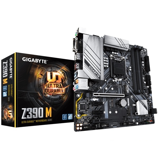 Alaplap Z390 s1151 Gigabyte Z390 M fotó, illusztráció : Z390-M