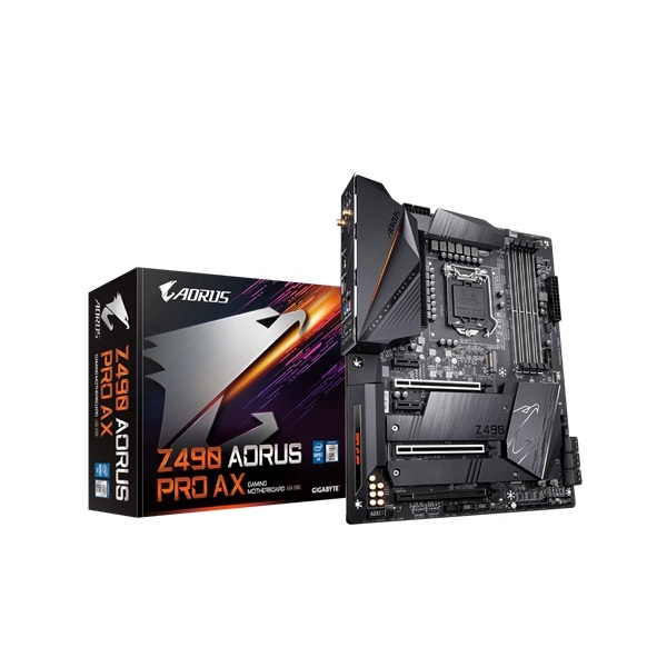 Alaplap Z490 s1200 Gigabyte Z490 AORUS PRO AX fotó, illusztráció : Z490-AORUS-PRO-AX
