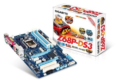 Intel Z68 LGA1155 ATX alaplap 36 hónap fotó, illusztráció : Z68P-DS3-B3