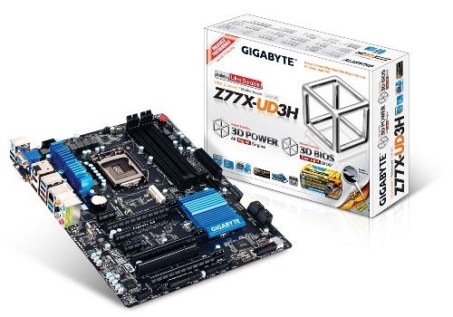 Intel Z77 LGA1155 ATX alaplap fotó, illusztráció : Z77X-UD3H