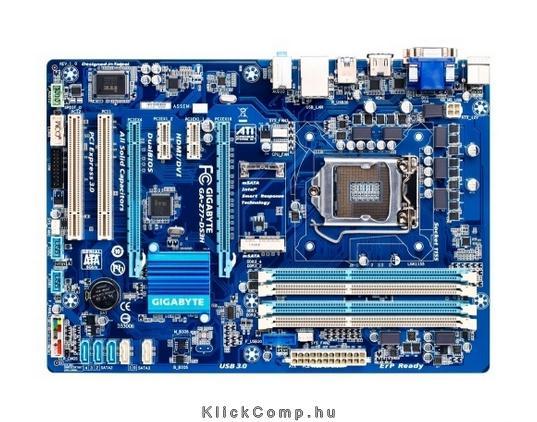 Intel Z77 LGA1155 ATX alaplap fotó, illusztráció : Z77-DS3H