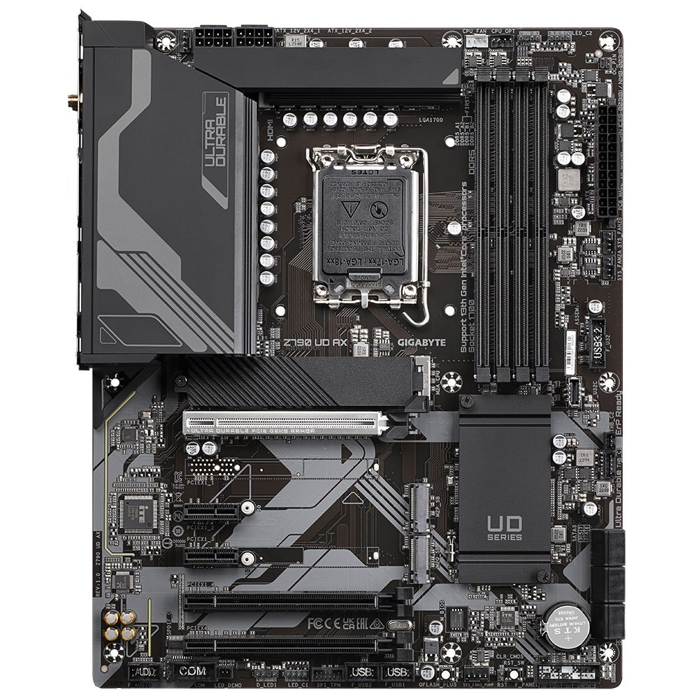 Alaplap Z790 LGA1700 4xDDR5 Gigabyte Z790 UD AX ATX fotó, illusztráció : Z790-UD-AX