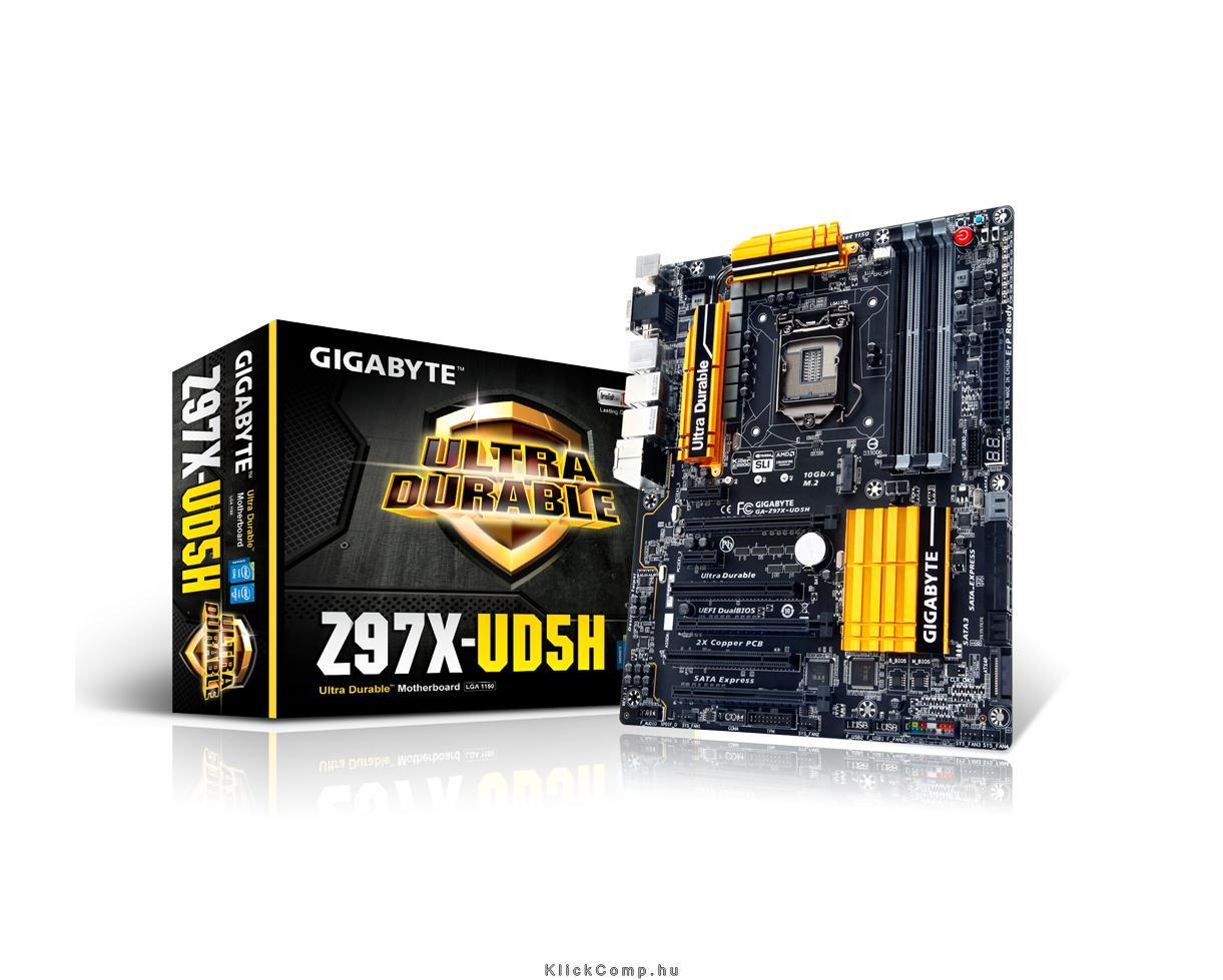 Intel Z97 LGA1150 ATX alaplap fotó, illusztráció : Z97X-UD5H
