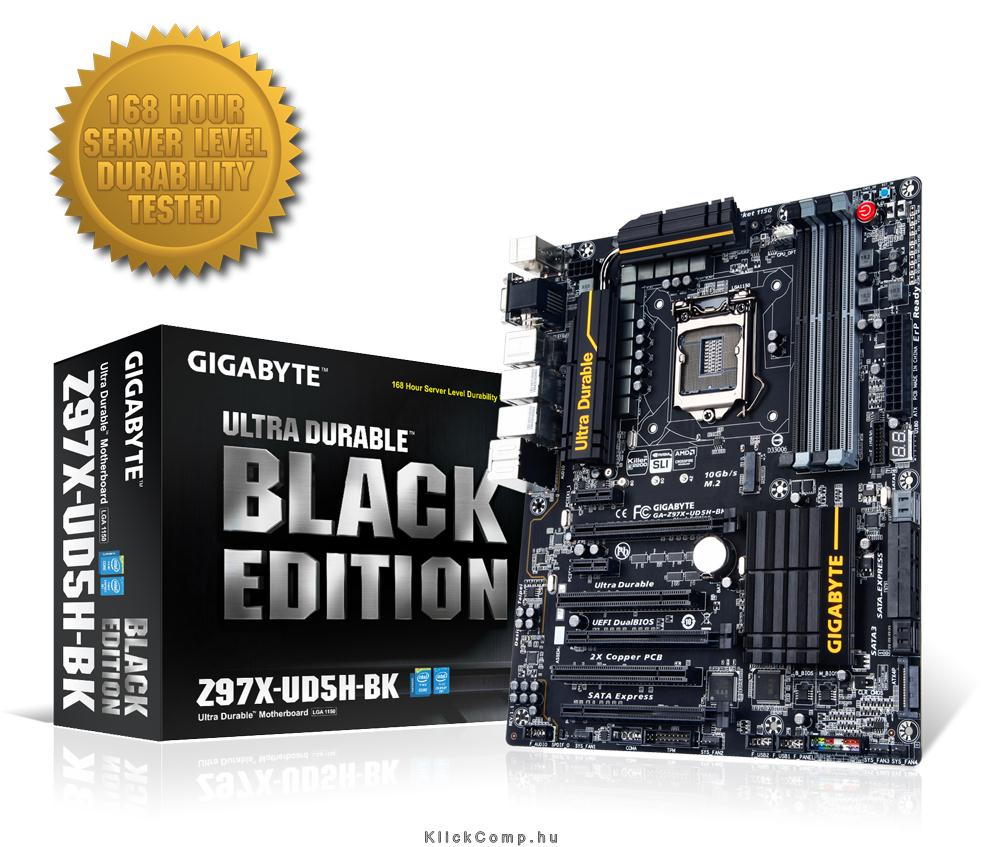 Intel Z97 LGA1150 ATX alaplap fotó, illusztráció : Z97X-UD5H-BK