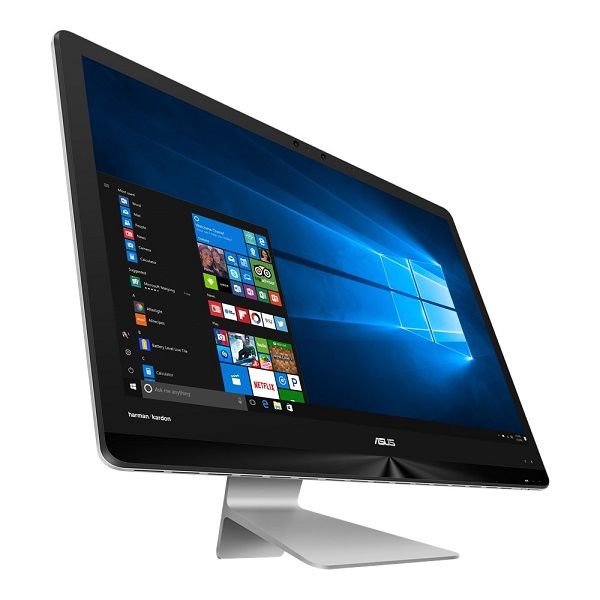 Asus AIO számítógép 27  FHD i5-7400T 8GB 1TB 128GB SSD GT940MX-2GB Szürke Win10 fotó, illusztráció : ZN270IEGK-RA040T