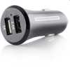 ModeCom Tablet/Telefon autós Adapter 2×USB, fekete, 12/24V