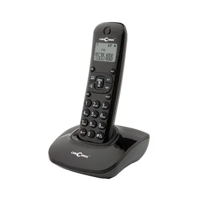1130 DECT fekete vezeték nélküli telefon 01-01-1130 fotó