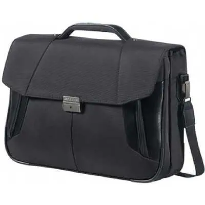 15.6&#34; notebook táska Samsonite XBR Briefcase 2 Gussets fekete 08N-009-009 fotó