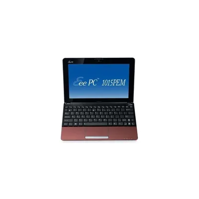 Asus ASUS EEE-PC 1015PEM 10,1&#34; | Intel Atom Dual-Core N550 1,5GHz | 1GB | 250GB | Windows 7 Starter | piros 2 év ASUS netbook mini notebook 1015PEM-RED057S fotó