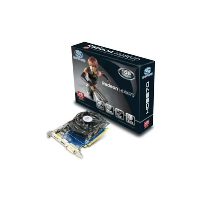PCI-E Ati HD5670 1024MB DDR5, 128bit, 775 3800Mhz, DX11, DVI, HDMI, DP, Dual Slot Ventilátor 2 év 111683020G fotó