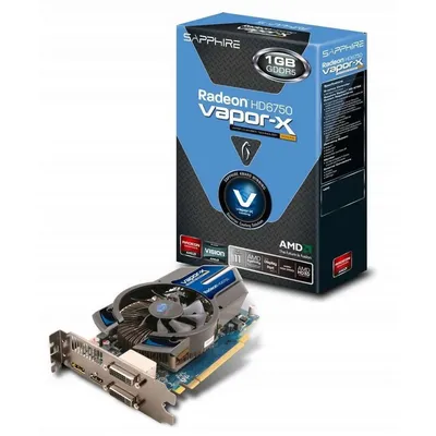 PCI-E AMD HD6750 Vapor-X 1024MB DDR5, 128bit, 710 4640MHz, 2xDVI, DP, HDMI, Dual Slot Ventilátor 2 év 111860820G fotó