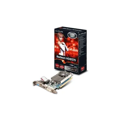 HD6570 1G DDR3 PCI-E HDMI   DVI-D   VGA ROHS LITE AMD DDR3 1GB 128bit PCIe low profile videokártya 11191-26-20G fotó