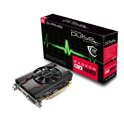 SAPPHIRE AMD RX 550 2GB GDDR5 Pulse OC videokártya 11268-03-20G fotó