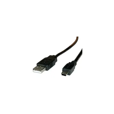 USB kábel USB A - mini B 5pin USB2.0  3m - Már nem forgalmazott termék 11.02.8730-10 fotó