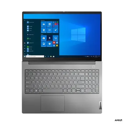 Lenovo ThinkBook laptop 15,6&#34; FHD R7-5700U 16GB 512GB Radeon DOS szürke Lenovo ThinkBook 15 G3 21A40172HV fotó