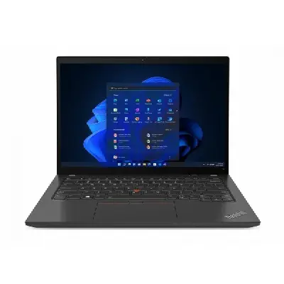 Lenovo ThinkPad laptop 14&#34; WUXGA R5Pro-6650U 16GB 512GB IrisXe W11 fekete Lenovo ThinkPad T14 G3 21CF004KHV fotó
