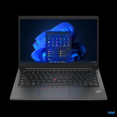 Lenovo ThinkPad laptop 14&#34; FHD i7-1255U 16GB 512GB W11Pro fekete Lenovo ThinkPad E14 G4 21E30066HV fotó