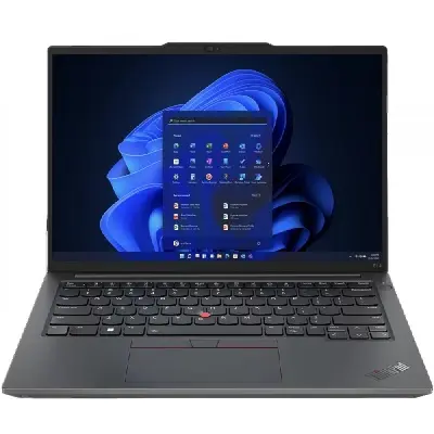 Lenovo ThinkPad laptop 14&#34; WUXGA i5-1335U 8GB 256GB IrisXe W11Pro fekete Lenovo ThinkPad E14 G5 21JK0001HV fotó