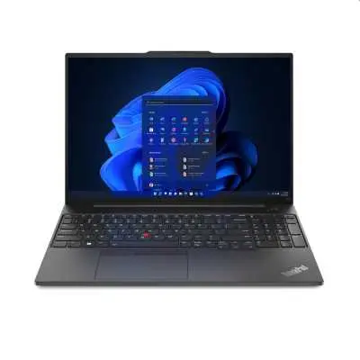 Lenovo ThinkPad laptop 16&#34; WUXGA i7-13700H 32GB 1TB IrisXe DOS fekete Lenovo ThinkPad E16 G1 21JN00DLHV fotó