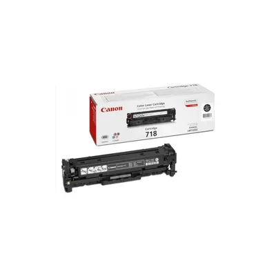 Toner Canon CRG-718Bk fekete 2662B002 fotó