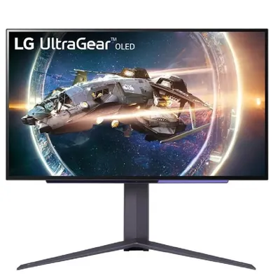 Monitor 26,5&#34; 2560x1440 OLED HDMI DP USB LG 27GR95QE 27GR95QE-B.AEU fotó