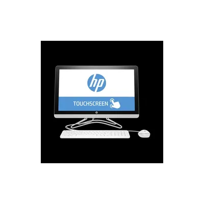 HP AIO számítógép 21.5" FHD AG IPS TOUCH i3 7100U 4GB 1TB White WIN10 USB Kbd Mouse 22-b300nn 2BZ55EA fotó