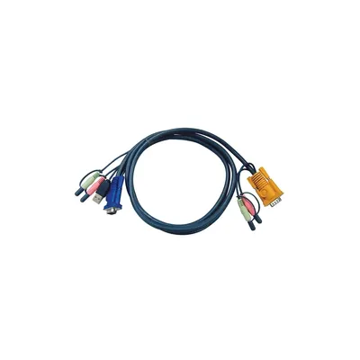 KVM switch Kábel USB VGA 1.2m ATEN 2L-5301U fotó