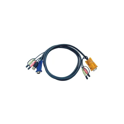 KVM switch Kábel USB VGA 1.8m ATEN 2L-5302U fotó