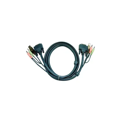KVM switch Kábel USB DVI 5m ATEN 2L-7D05U fotó