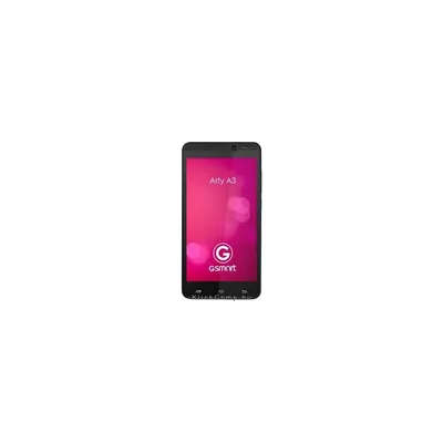 Dual sim mobiltelefon 5&#34; FWVGA IPS QC 1GB 4GB 8MP 2.0MP Android WiFi BT 3G GPS FM fekete 2Q001-ART02-65OS fotó