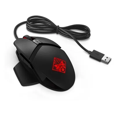 Gamer egér USB Omen Reactor Mouse fekete 2VP02AA fotó