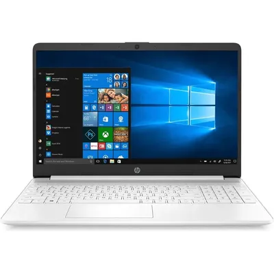 HP laptop 15,6&#34; FHD i5-1135G7 8GB 256GB IrisXe W10 fehér HP 15s-fq2006nh 303B8EA fotó