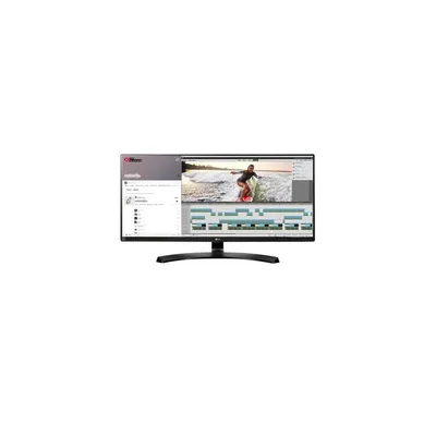 Monitor 34" IPS QHD 3440x1440 5ms HDMIx2 DP TBx2 USB Magasság állítható Speaker LG 34UM88-P fotó