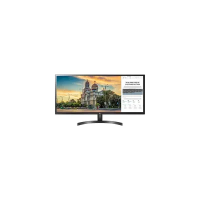Monitor 34" HDMI2.0 DP LG 34WK500 LED IPS 21:9 Ultrawide 34WK500-P.AEU fotó