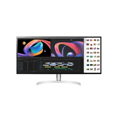 Monitor 34&#34; 5120x2160 IPS HDMI DP USB USB-C LG 34WK95UP-W.AEU fotó