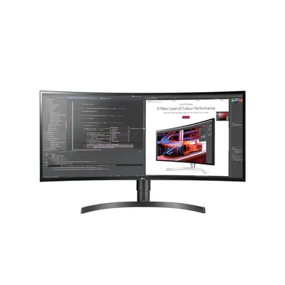 Monitor 34" 3440x1440 ívelt HDMI Display Port LG 34WL85C-B IPS 21:9 21:9 USB HDR LED 34WL85C-B.AEU fotó